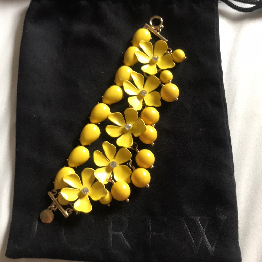 J.Crew Rare Flowers and Baubles Statement Bracelet